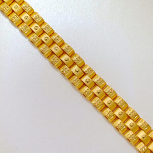 Golden Elegance Men's Curb Bracelet