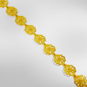 Gold Flower Ladies Bracelet