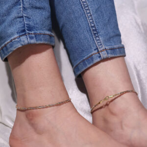 Trinity Twist Hoops Anklets