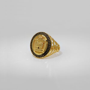 Ashok Stambh Gold Gents Ring