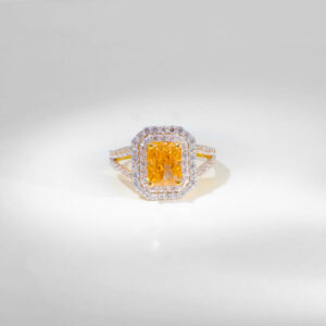 Greg Ruth Orange Solitaire Ring