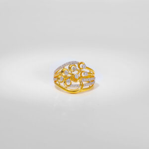 Dalliance Stone Studded Cocktial Ring