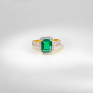 Argyle Fancy Intense Green Stone Ring