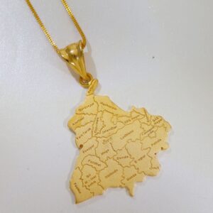 Punjab State Map Gents Pendent