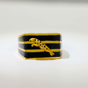 Designer Zig-Zag Jaguar Gents Ring