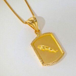 Jaguar Gents Gold Pendent