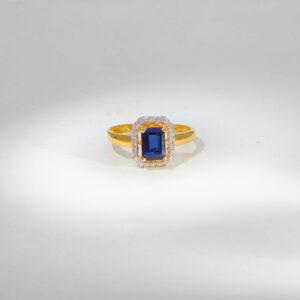 Stearling Blue Stone Ring