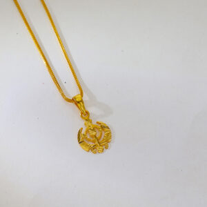 Sikh Khanda Gold Pendant