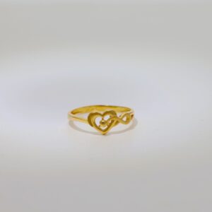 Infinity Heart Ladies Ring