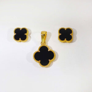 Van Cleef Inspired Ladies Pendant Set