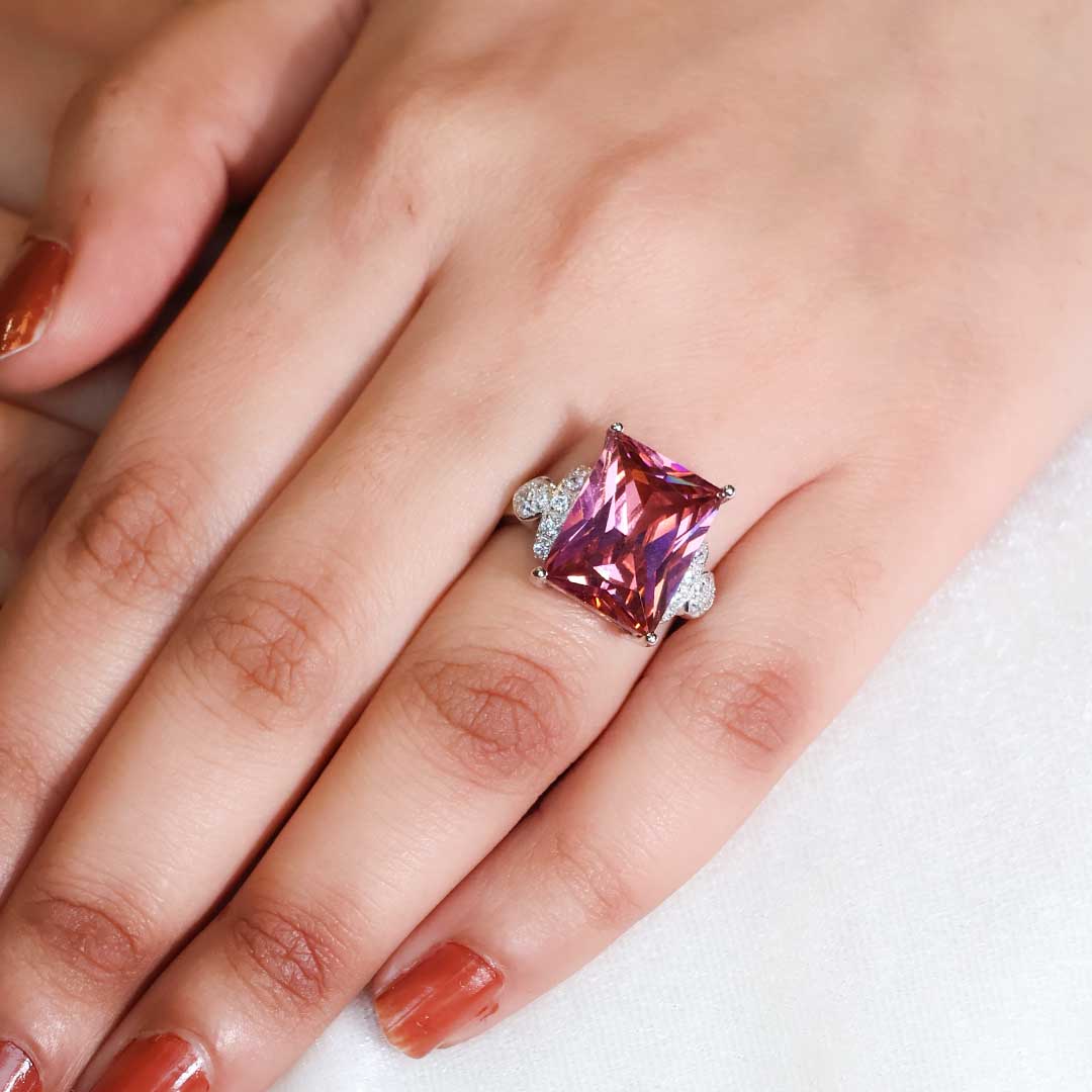 Pink Radiance Tourmaline Ring