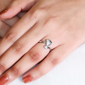 Intertwined Hearts Ring