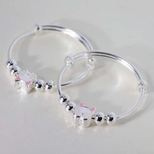 Pink Crystal Baby Pandora Bangles