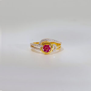 Trine Cluster Stone Ring