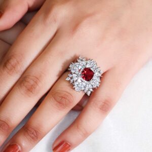 Royal Ruby Zircon Ring