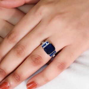 Sapphire Splendor Ring