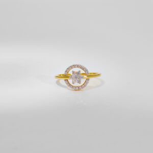Adrena Twist Solitaire Ring