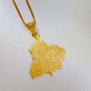 India Punjab State Map Gents Pendent