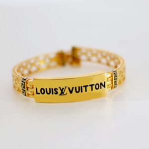 LOUIS VUITTON STAINLESS GOLD BRACELET