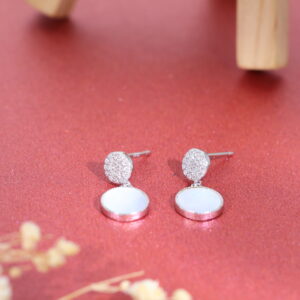 Pearl-Embellished Chandbali Earrings