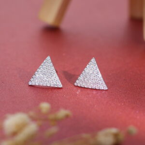 Statement Hoop Earrings with Gemstones