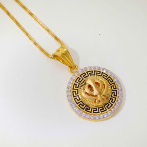 Versace Khanda Stone Pendent
