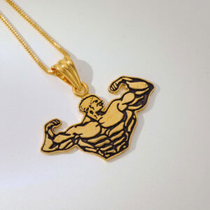 Vshine Body Builder Charm Pendant