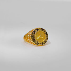 Mercedes Gents Gold Signet Ring