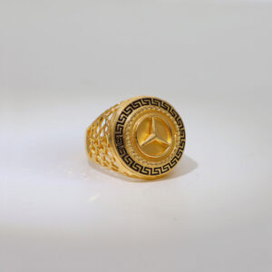 Handsome Mercedes Logo Gents Ring