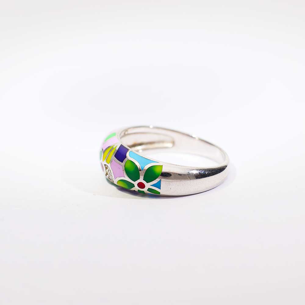 Buzz & Bloom Silver Band - Image 4