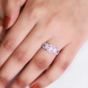 Dreamy Pink Crown Ring