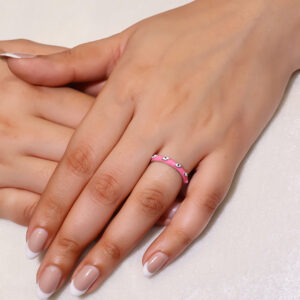 Pink Glimmer Eye Band