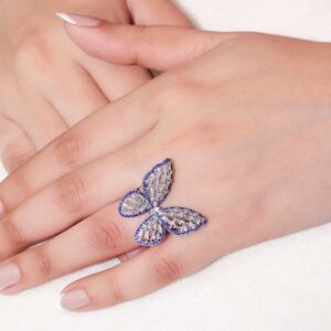 Blue Whimsy Luxe Ring