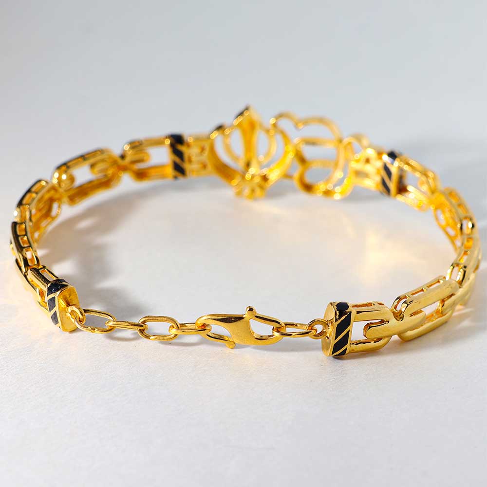 Ik Onkar & Khanda Spiritual Strength Bracelet - Image 2