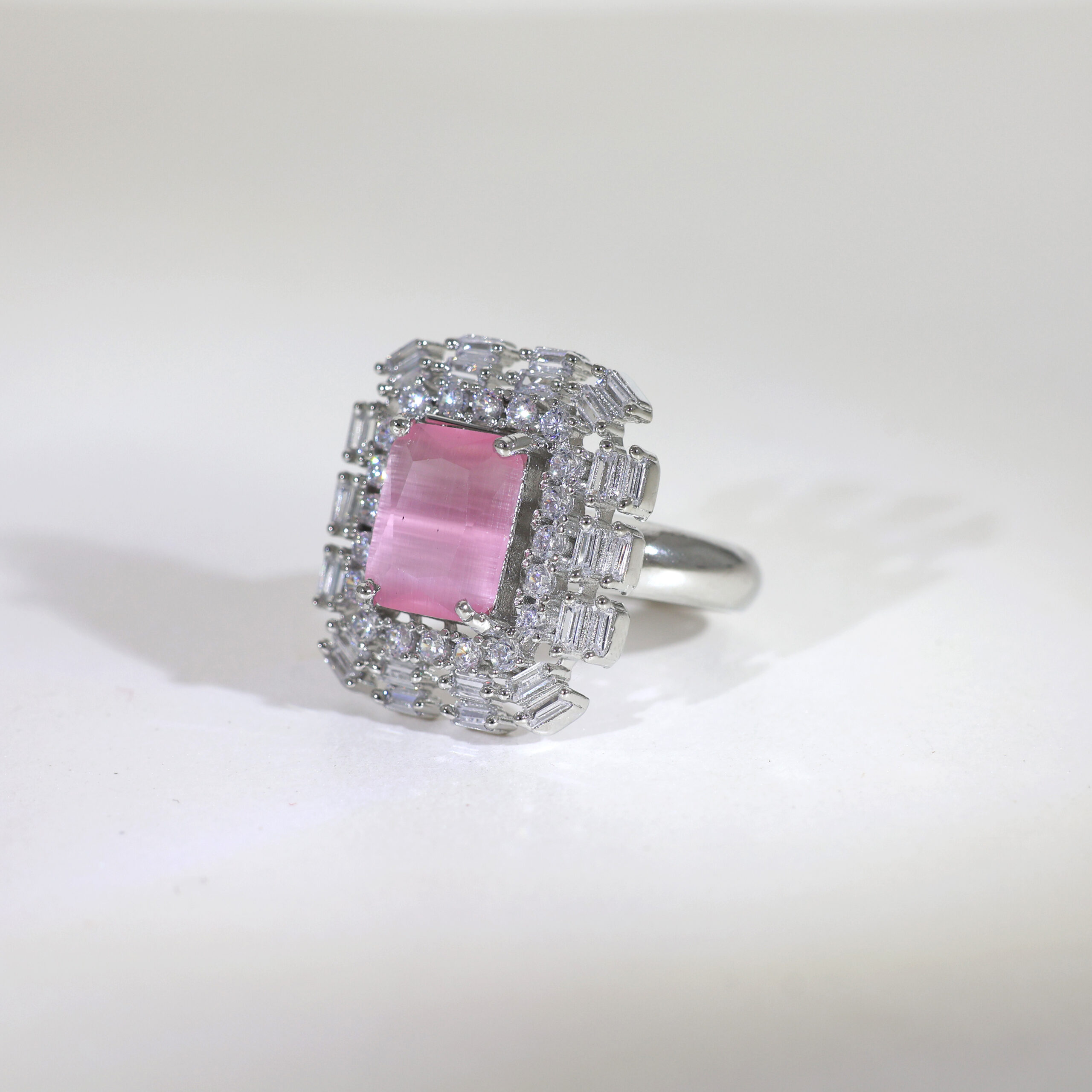 Petalstone Square Charm Ring - Image 3