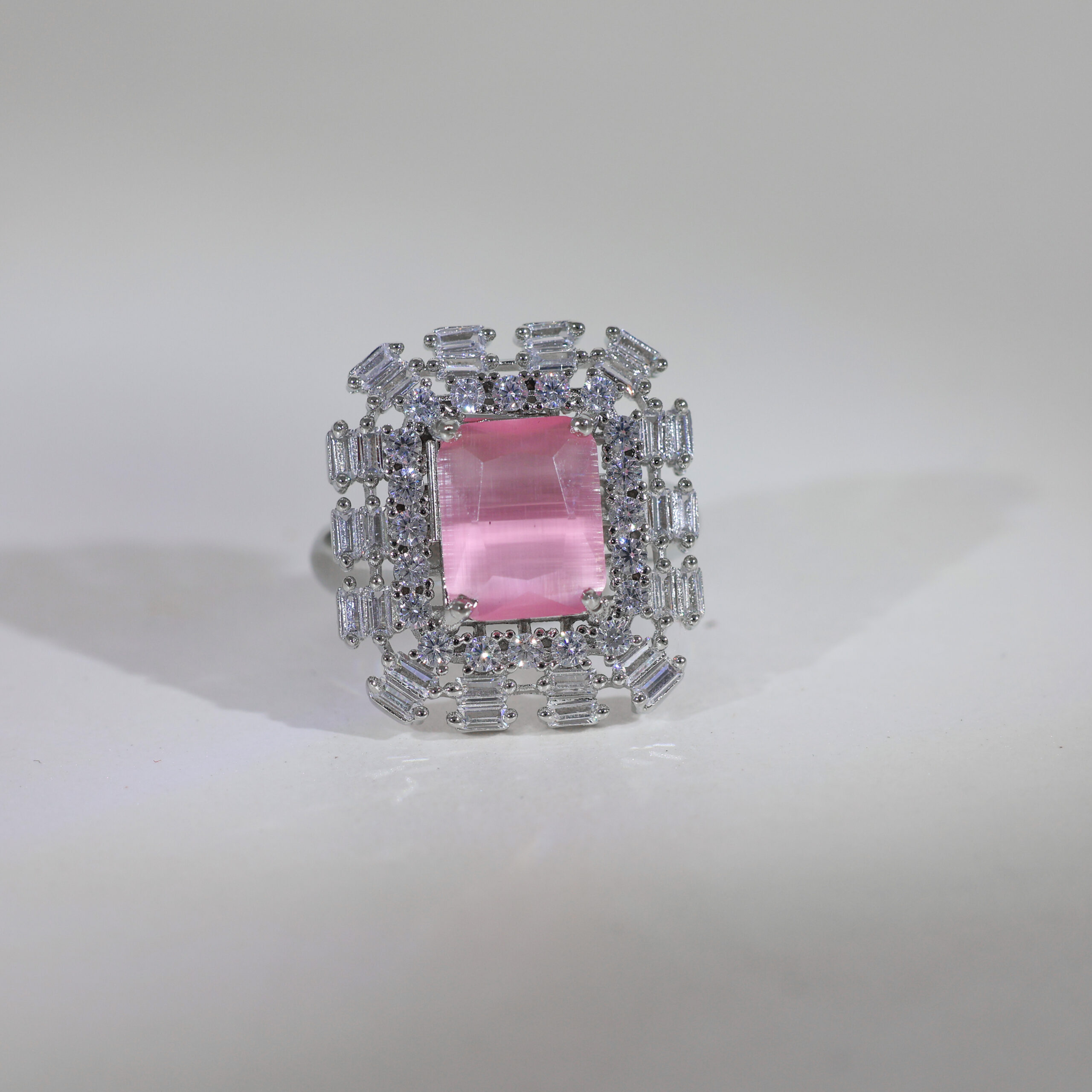 Petalstone Square Charm Ring - Image 4