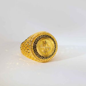 Regal Emblem Gents Gold Ring