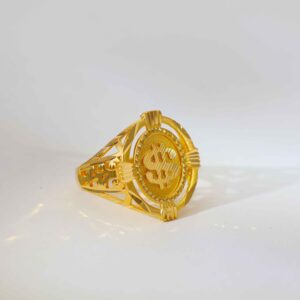 Classic Filigree Gents Gold Ring